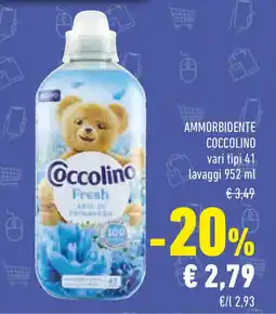 Conad Ammorbidente coccolino offerta