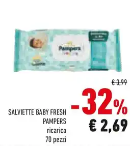 Conad Salviette baby fresh PAMPERS offerta