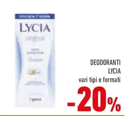 Conad Deodoranti LYCIA offerta