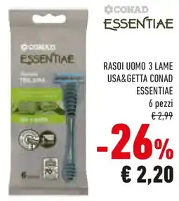 Conad Rasoi uomo 3 lame usa&getta CONAD ESSENTIAE offerta