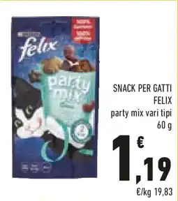 Conad Snack per gatti FELIX offerta