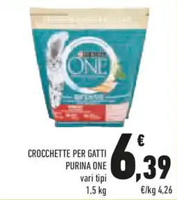 Conad Crocchette per gatti PURINA ONE offerta