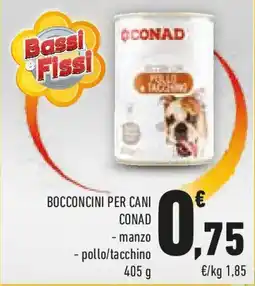Conad Bocconcini per cani CONAD offerta