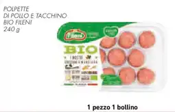 Conad Polpette di pollo e tacchino bio FILENI offerta