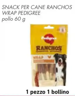Conad Snack per cane ranchos wrap pedigree pollo offerta