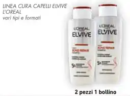 Conad Linea cura capelli elvive L'OREAL offerta