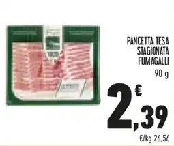 Conad Pancetta tesa stagionata fumagalli offerta