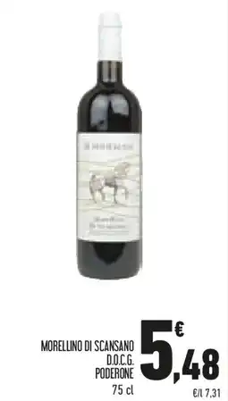 Conad Morellino di scansano d.o.c.g. poderone offerta