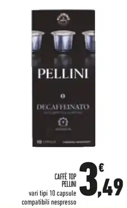Conad Caffè top PELLINI offerta
