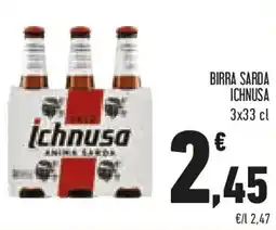 Conad Birra sarda ICHNUSA offerta