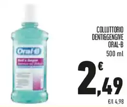 Conad Colluttorio denti&gengive ORAL-B offerta
