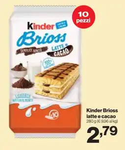In'S Mercato Kinder Brioss latte e cacao offerta