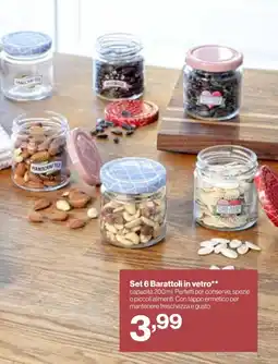In'S Mercato Set 6 Barattoli in vetro offerta