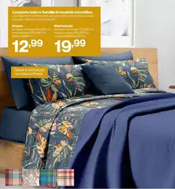 In'S Mercato Completo letto in flanella di morbida microfibra offerta