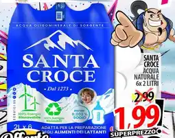 Il Genio Supermercato Santa croce acqua naturale offerta