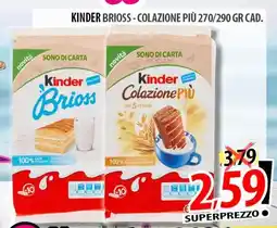 Il Genio Supermercato Kinder brioss-colazione più offerta