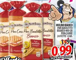 Il Genio Supermercato Mulino bianco pan bauletto bianco pan carre 24 fette offerta