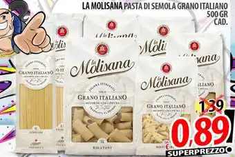 La molisana pasta di semola grano italiano
