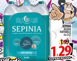 Il Genio Supermercato Sepinia acqua naturale offerta