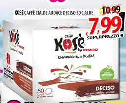 Il Genio Supermercato Kosè caffè cialde audace deciso 50 cialde offerta