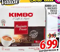 Il Genio Supermercato Kimbo caffè macinato fresco offerta