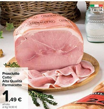 Carrefour Market Prosciutto cotto di alta qualità offerta