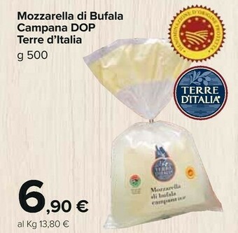 Carrefour Market Mozzarella di bufala campana dop offerta