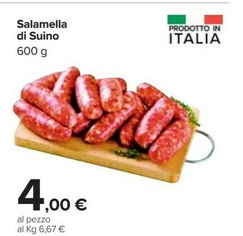 Carrefour Market Salamella di suino offerta