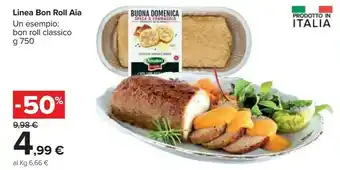 Carrefour Market Aia - bon roll classico offerta