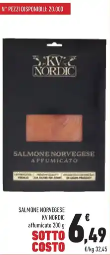 Conad Superstore Salmone norvegese KV NORDIC offerta
