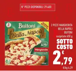 Conad Superstore 2 pizze margherita bella napoli BUITONI offerta