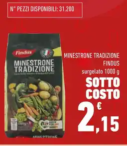 Conad Superstore Minestrone tradizione FINDUS offerta