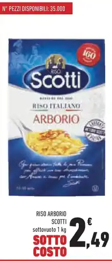Conad Superstore Riso arborio scotti offerta