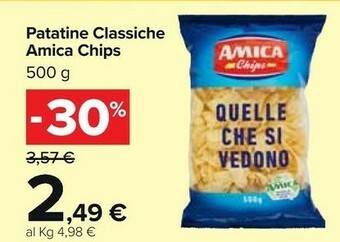 Carrefour Market Patatine classiche offerta