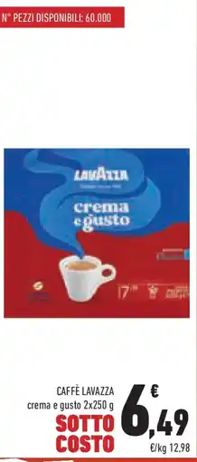 Conad Superstore CAFFÈ LAVAZZA crema e gusto offerta