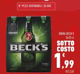 Conad Superstore Birra BECK'S offerta