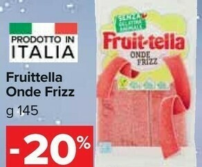 Fruit-tella - onde frizz 145 g(ml)