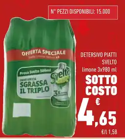 Conad Superstore Detersivo piatti SVELTO offerta