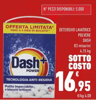 Detersivo lavatrice polvere DASH