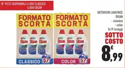 Conad Superstore Detersivo lavatrice DIXAN offerta