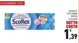 Conad Superstore Fazzoletti tutti i giorni SCOTTEX offerta