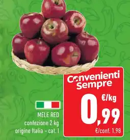 Conad Superstore Mele red offerta