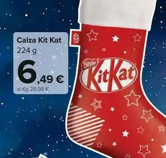 Carrefour Market Kit kat calza 224 g offerta