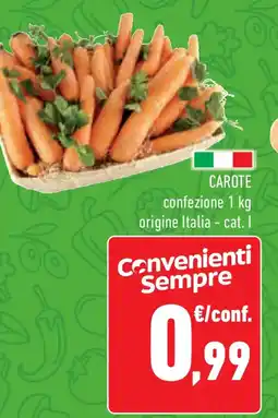 Conad Superstore Carote offerta