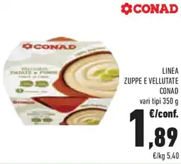 Conad Superstore Linea zuppe e vellutate CONAD offerta