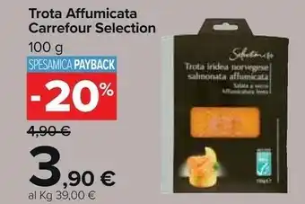 Carrefour Market Trota affumicata offerta