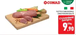 Conad Superstore Filetto di suino nazionale CONAD PERCORSO QUALITÀ offerta