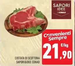 Conad Superstore Costata di scottona SAPORI&IDEE CONAD offerta