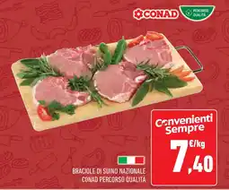 Conad Superstore Braciole di suino nazionale CONAD PERCORSO QUALITÀ offerta