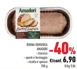 Conad Superstore Buona domenica AMADORI offerta